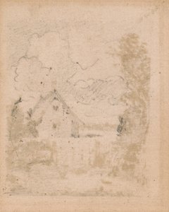 Studio per Cottage in un campo di grano, East Bergholt da John Constable